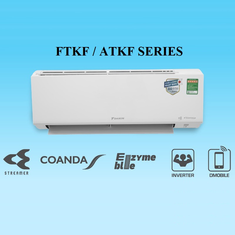 MÁY LẠNH DAIKIN FTKF / ATKF SERIES - TINH LỌC KHÔNG KHÍ, THIẾT KẾ MỚI